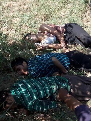 Bodies of 3 young men found in Pattan orchid, people stage protests